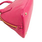 Miu Miu Bauletto Dome aus rosa Madras-Leder – Ansicht 9