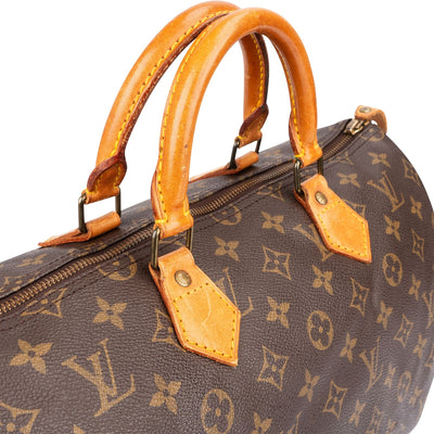 Louis Vuitton Monogram Canvas Speedy 35 Handbag