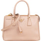 Prada Pink Saffiano Leather Galleria Handbag