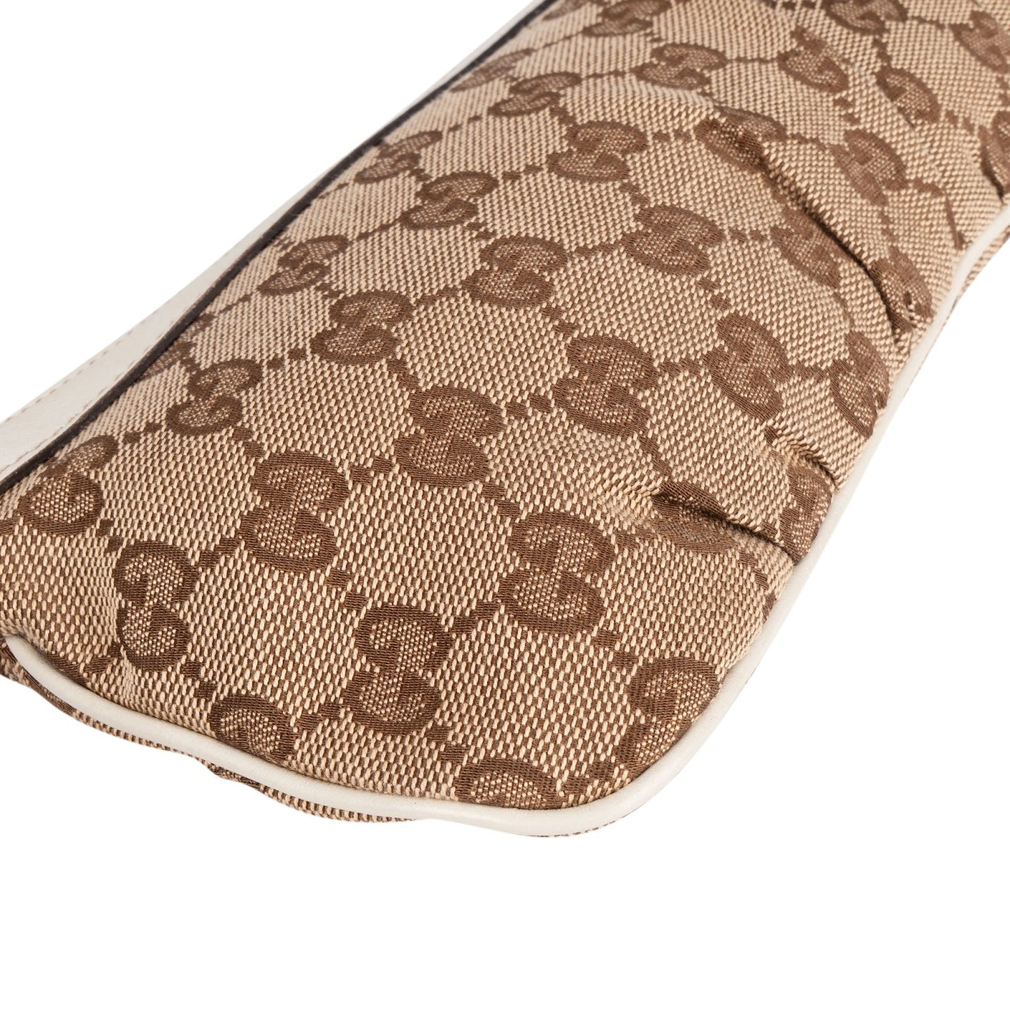 Gucci Monogram GG Canvas Charm Pochette Shoulder Bag