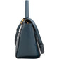 Celine Petrol Leather Grained Calfskin Belt Handbag