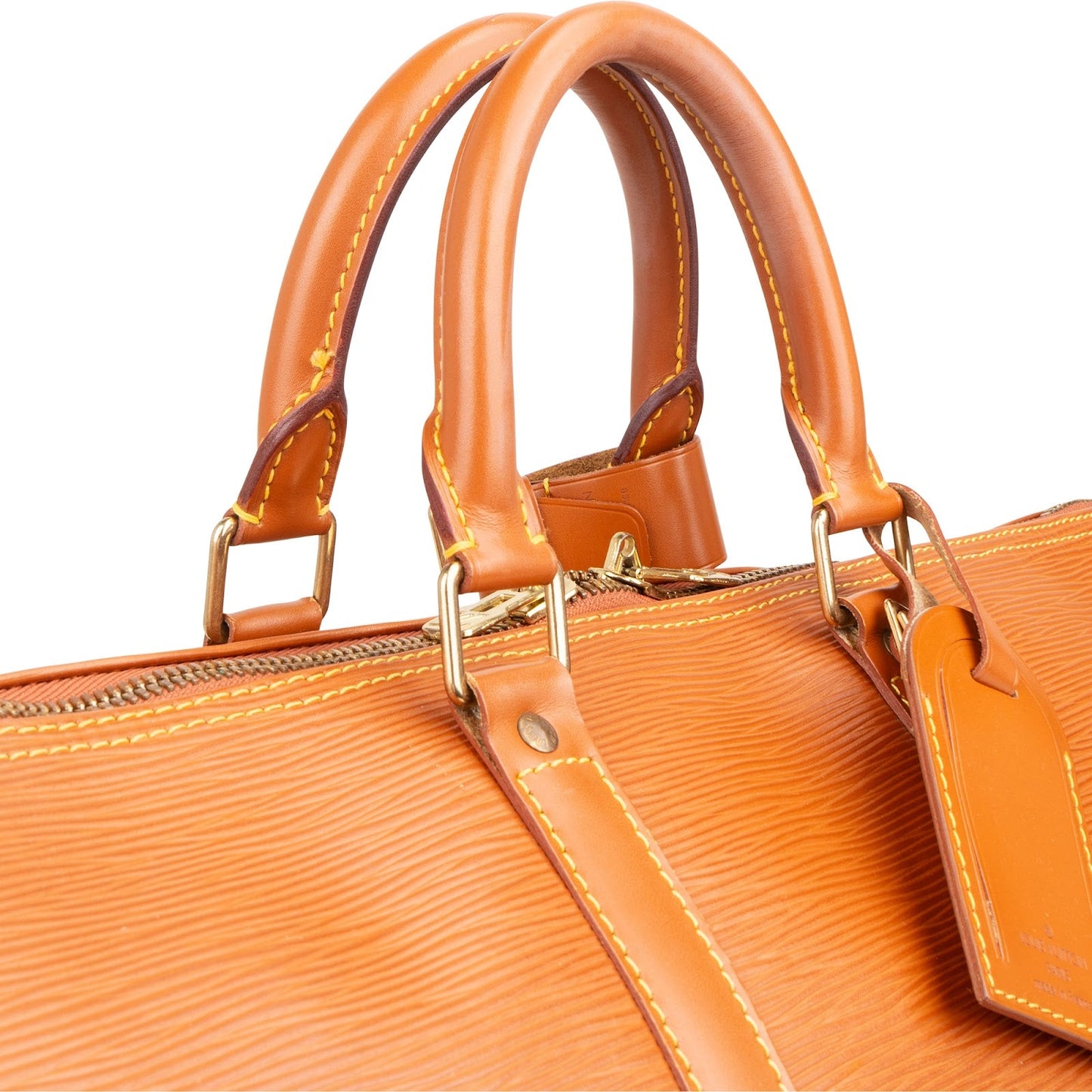 Louis Vuitton Kenyan Fawn Epi Leather Keepall 50 Travel Bag