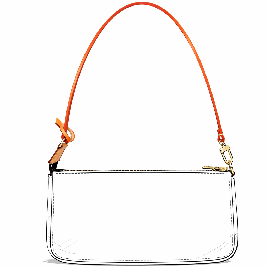 Vachetta Schulterriemen (Lang / One Size) - Pochette Accessoires