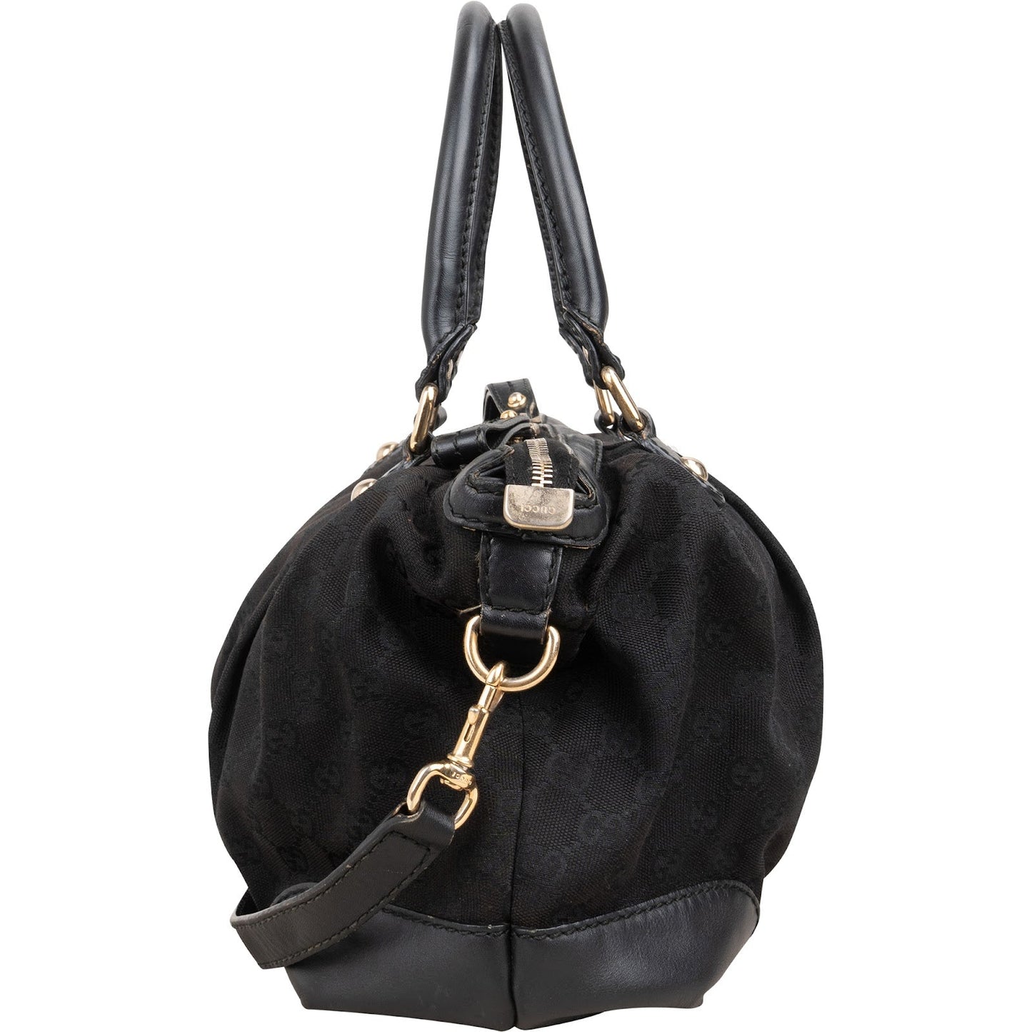 Gucci Monogram GG Canvas Sukey Satchel Handbag