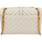 Saint Laurent Quilted Grain de Poudre Leather Small Envelope Crossbody Bag