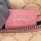 Gucci Monogram GG Pink Belt Crossbody Bag