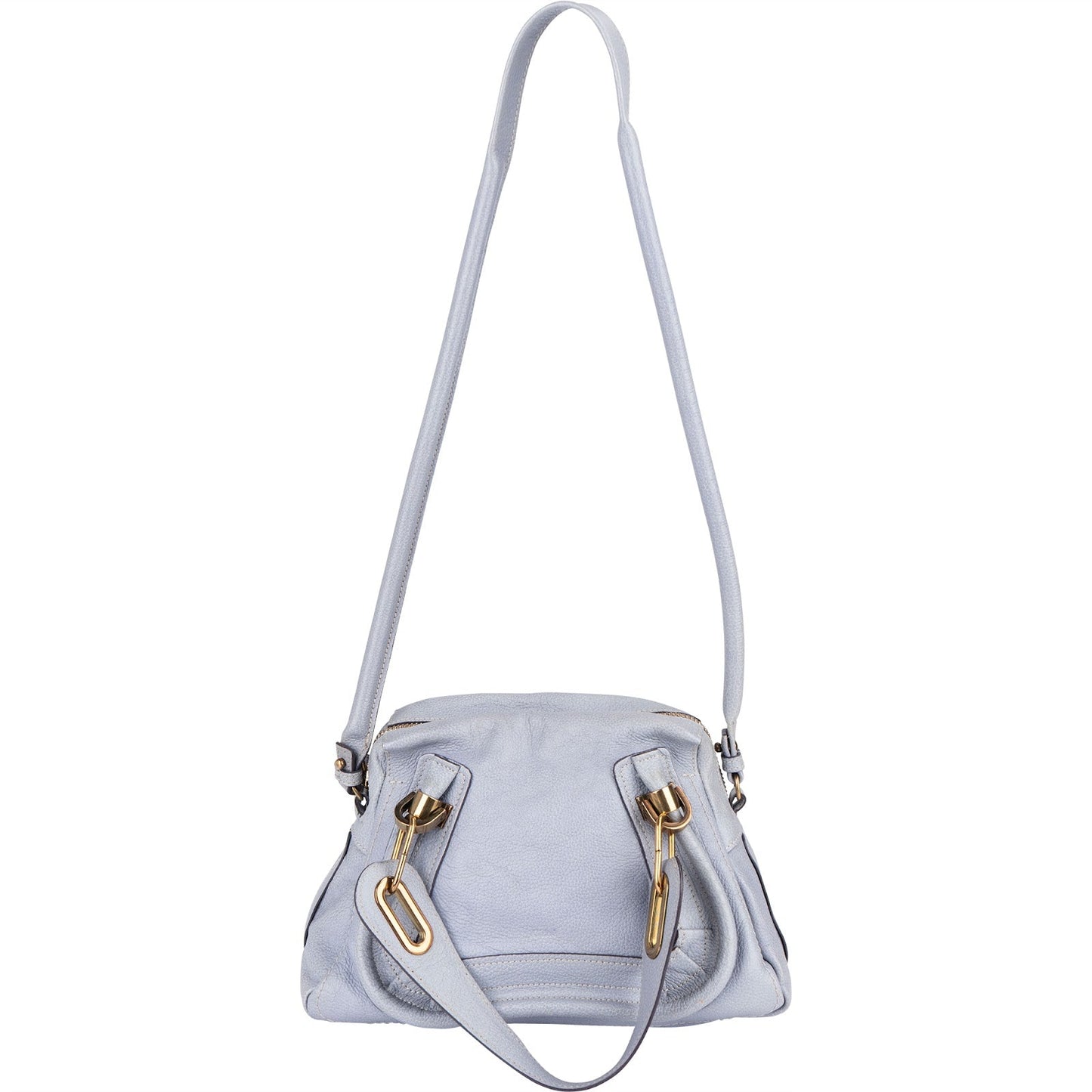 Chloé Pebbled Leather Small Paraty Handbag