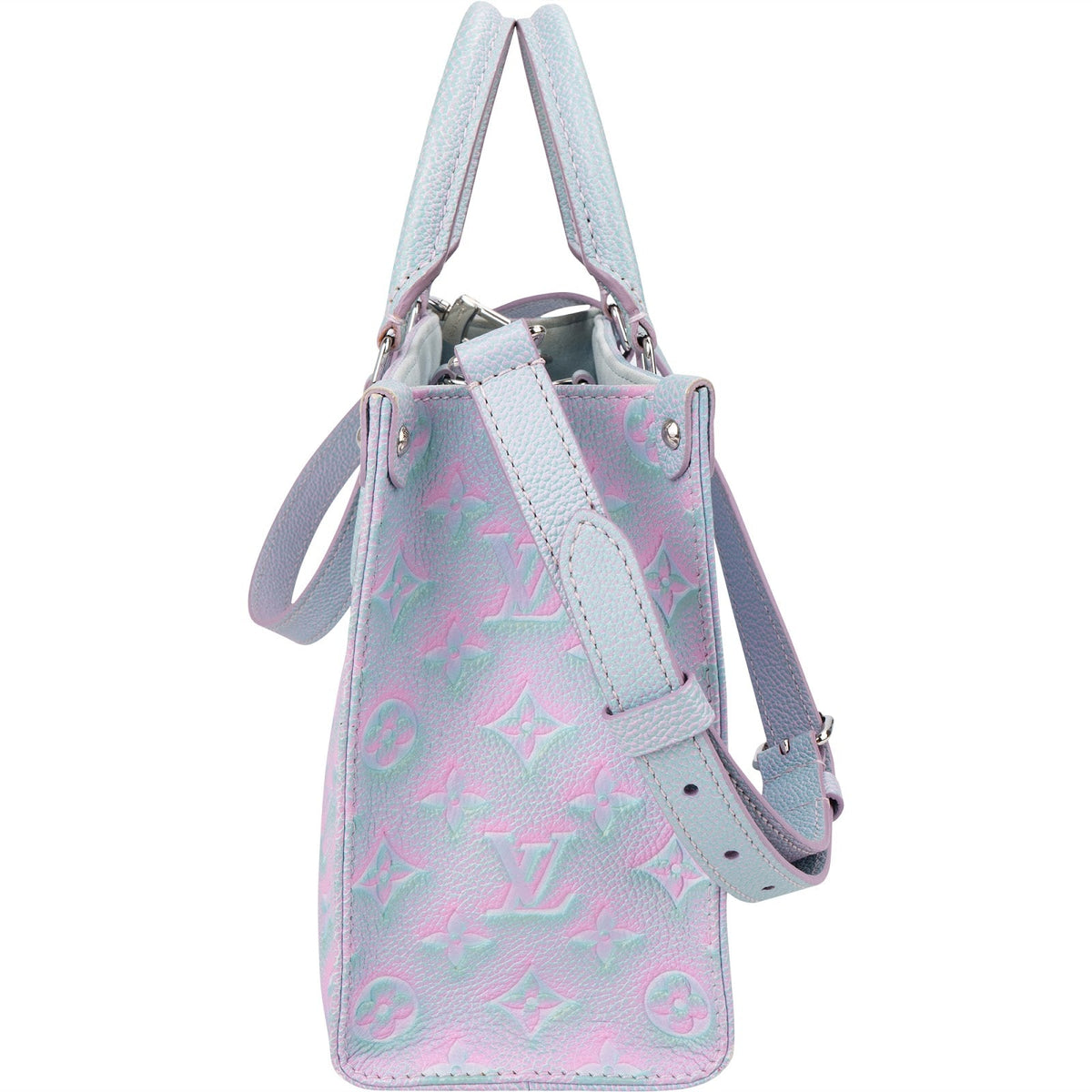 Louis Vuitton Leather Monogram Empreinte OnTheGo PM Handbag