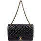 Chanel Quilted Lambskin Maxi Double Flap Crossbody Bag
