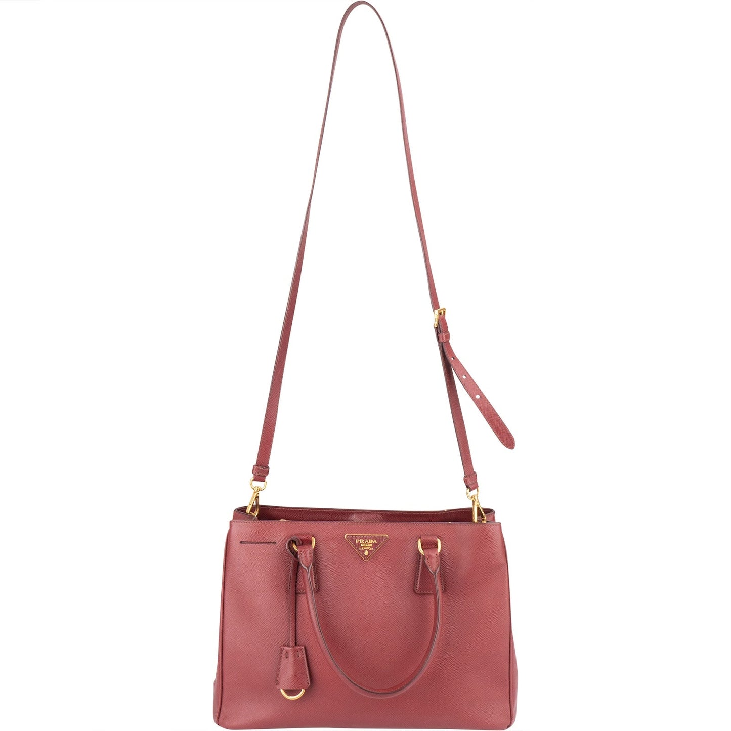 Prada Saffiano Leather Lux Galleria Handbag