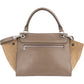 Céline Drummed Suede Leather Trapeze Handbag