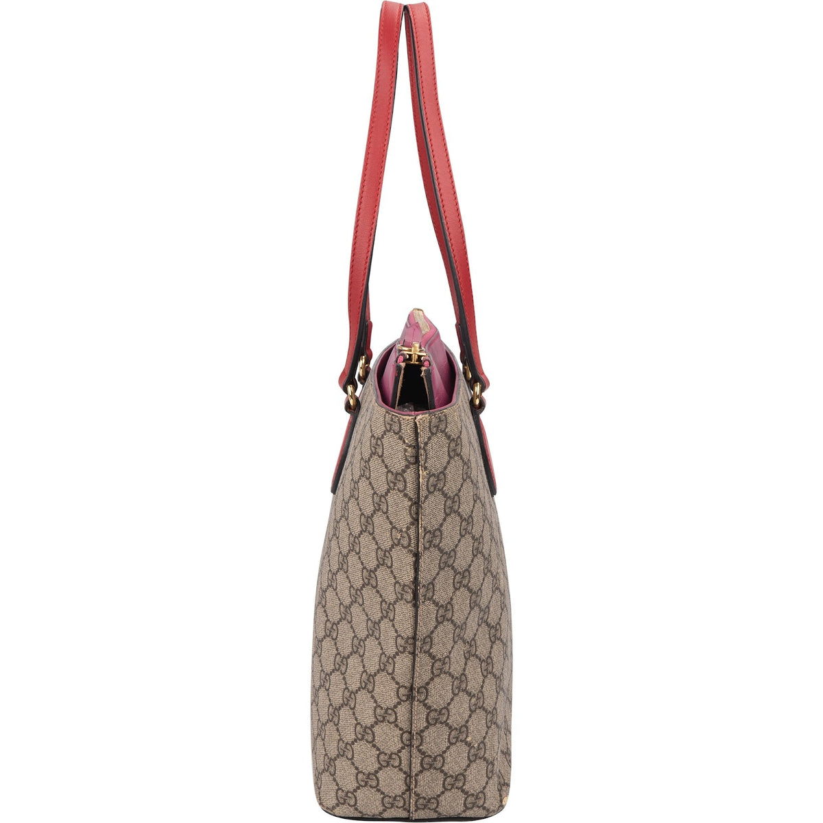 Gucci Monogram GG Supreme Linea A Shopper Handbag