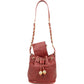 Chanel Caviar Leather CC Drawstring Bucket Crossbody Bag