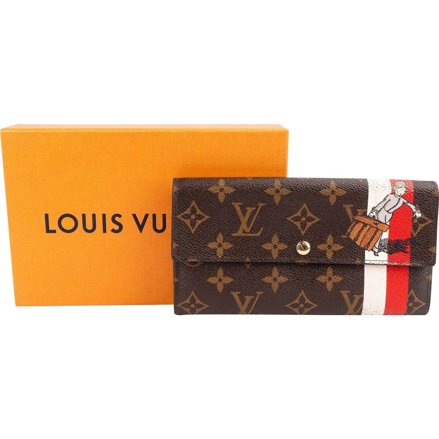 Louis Vuitton Limited Monogram Illustre Groom Sarah Wallet