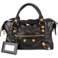 Balenciaga Dark Brown Leather Giant 21 City Handbag