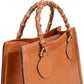 Gucci Grained Leather Large Bamboo 1967 Tote Handbag