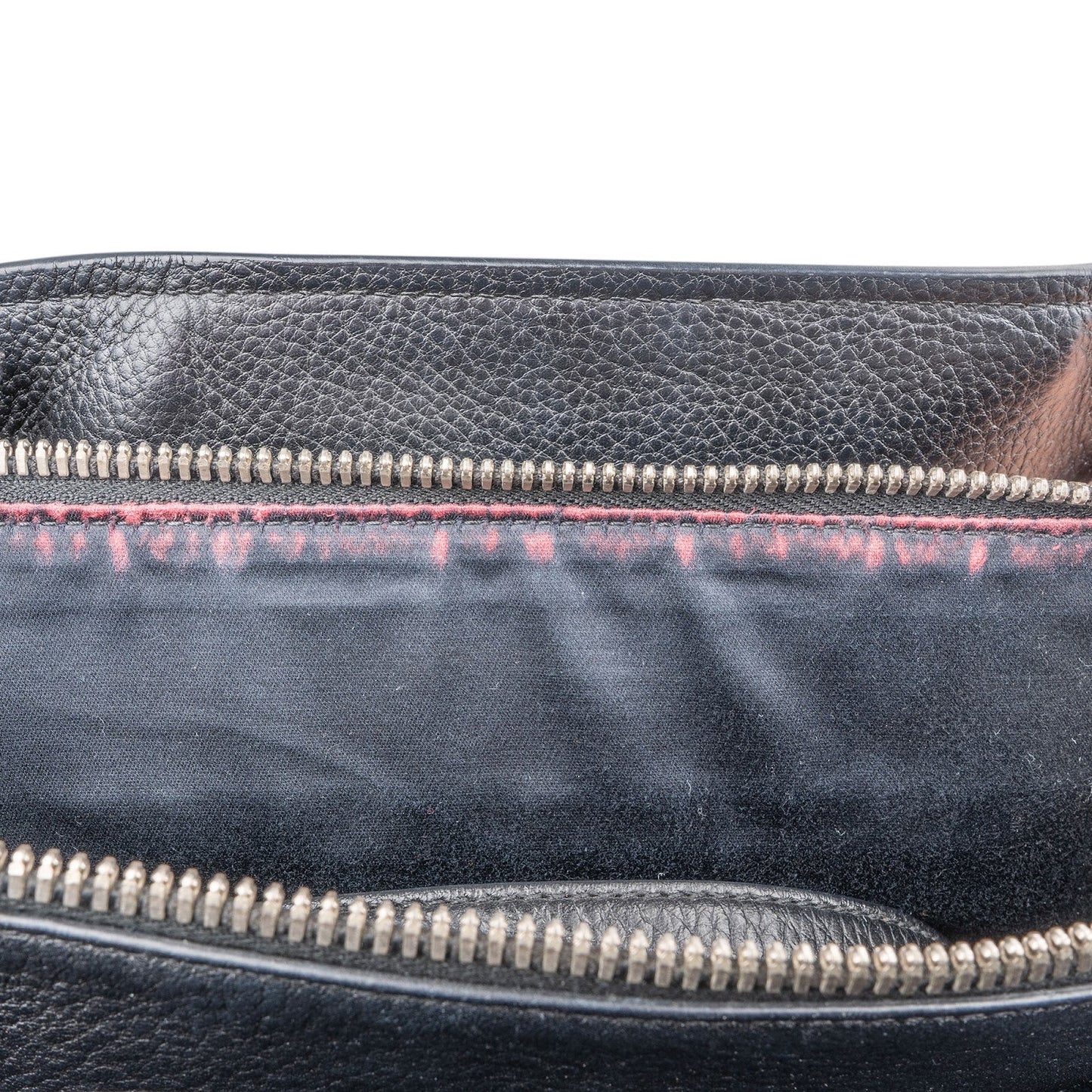 Miu Miu Grained Leather Vitello Daino Tote Shoulder Bag