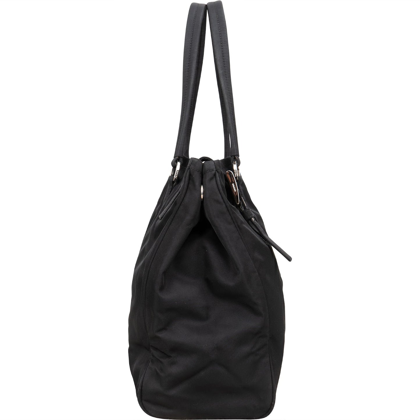 Prada Nylon Triangle Tote Handbag