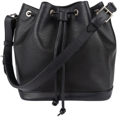 Louis Vuitton Noir Epi Leather NM Sac Noé Petit Shoulder Bag