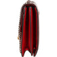 Gucci Red Leathe Crystal Dionysus Shoulder Crossbody Bag