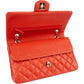 Chanel Quilted Lambskin Medium Double Flap Shoulder Bag