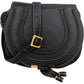 Chloé Grained Calfskin Small Marcie Saddle Crossbody Bag