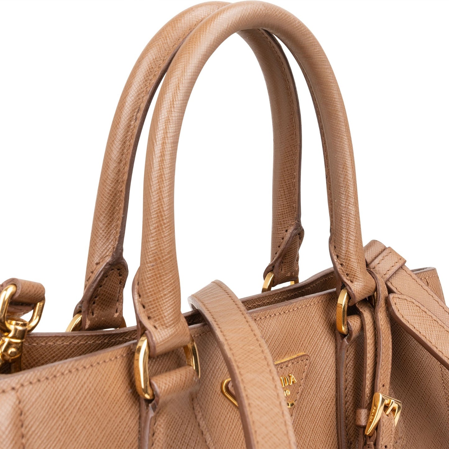 Prada Saffiano Leather Small Galleria Handbag