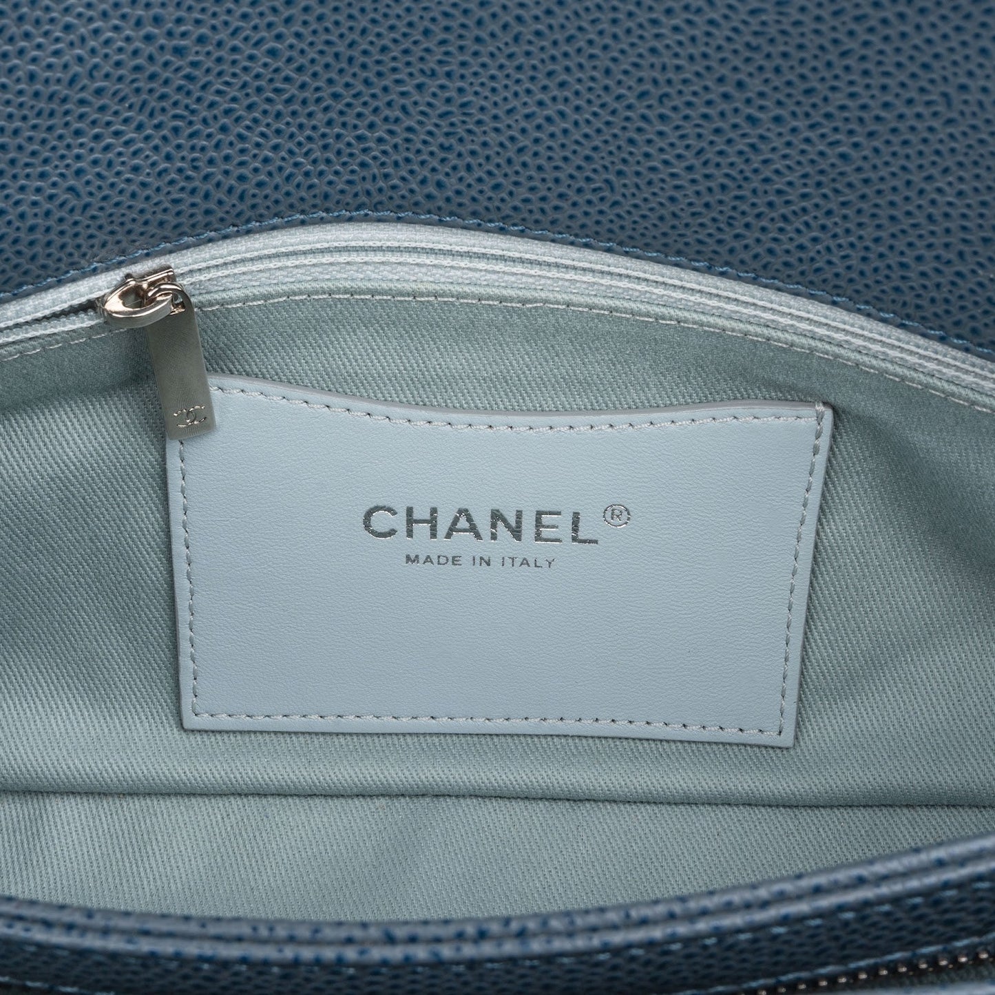 Chanel Quilted Caviar Leather Mademoiselle Bowling Shoulder Bag