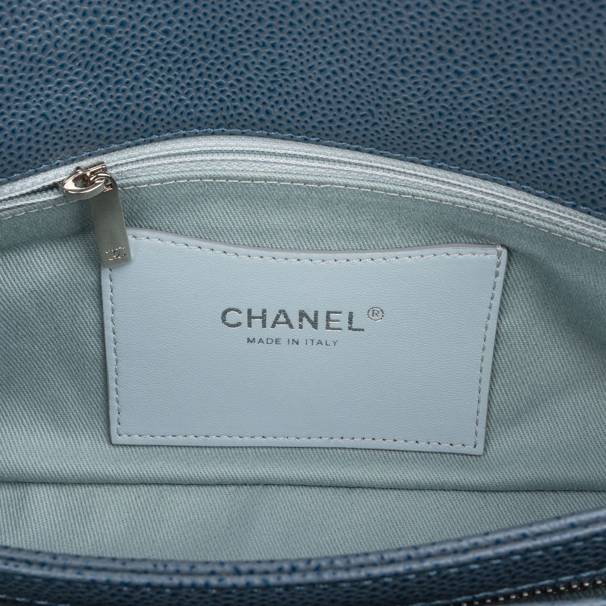 Chanel Quilted Caviar Leather Mademoiselle Bowling Shoulder Bag