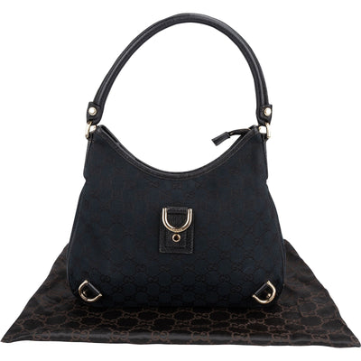 Gucci Monogram GG Abbey D-Ring Shoulder Bag