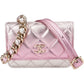 Chanel Quilted Metallic Lambskin Waist Crossbody Bag