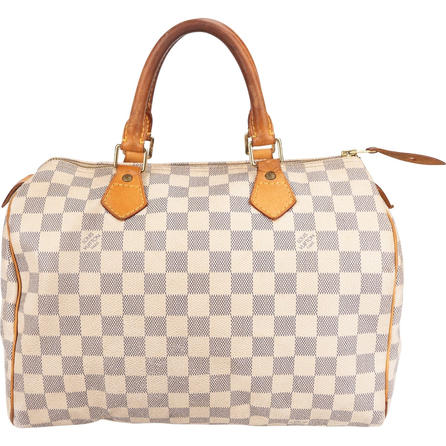 Louis Vuitton Monogram Damier Azur Speedy 30 Handbag