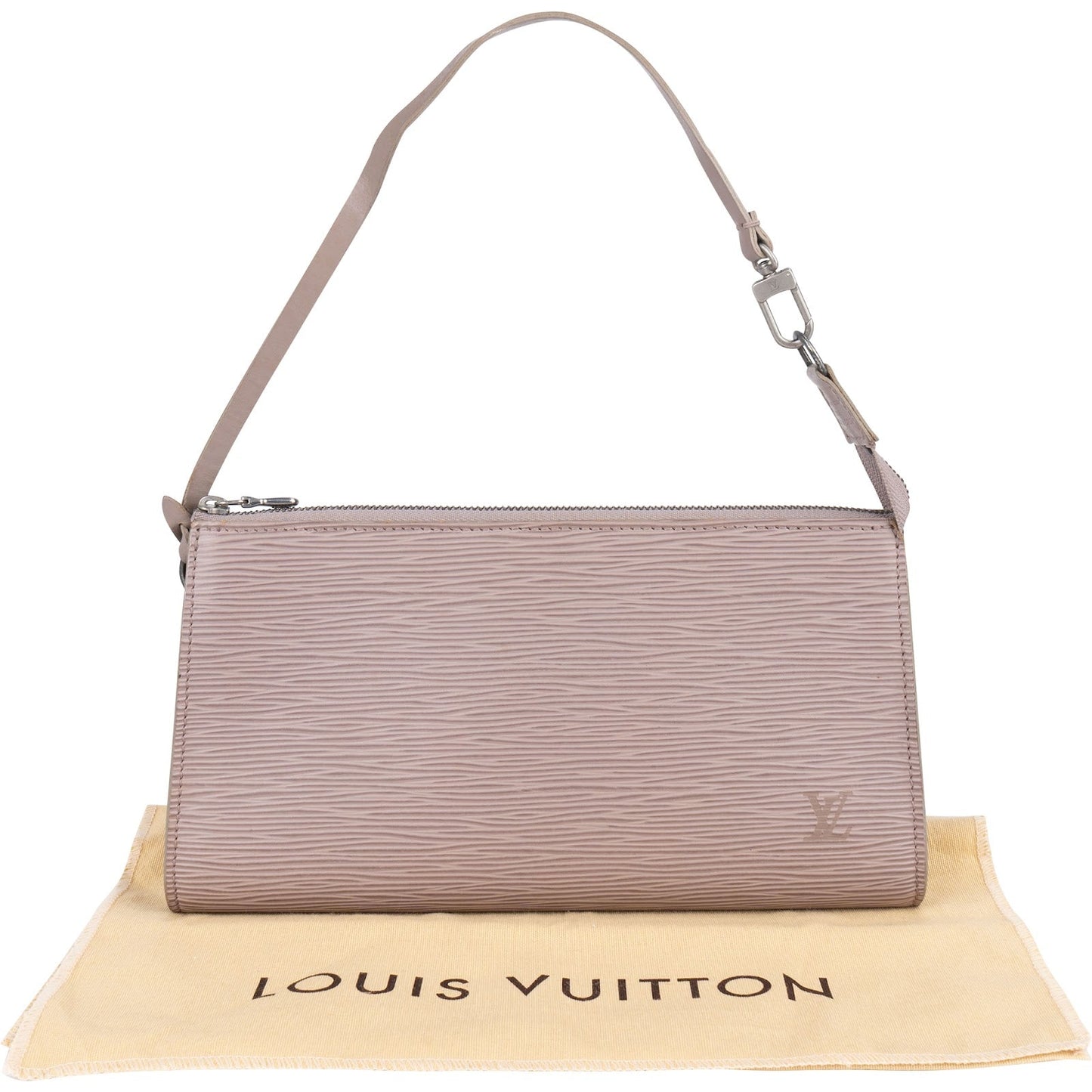 Louis Vuitton Lilac Epi Leather Pochette Accessoires Handbag