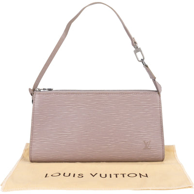 Louis Vuitton Lilac Epi Leather Pochette Accessoires Handbag