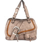 Christian Dior Metallic Leather Gaucho Saddle Handbag