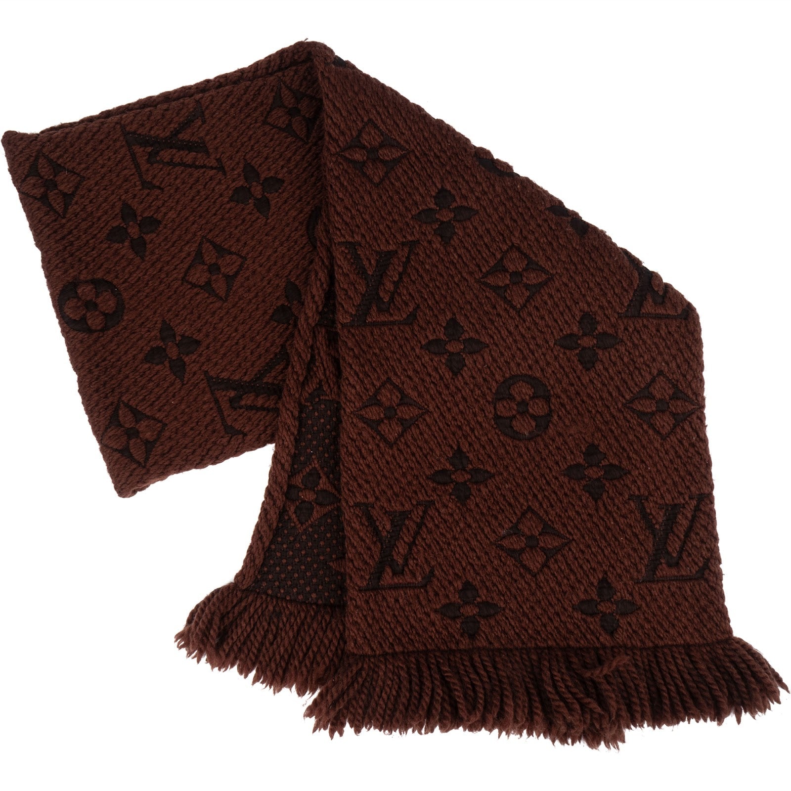 Louis Vuitton Wool Monogram Logomania Schal Scarf