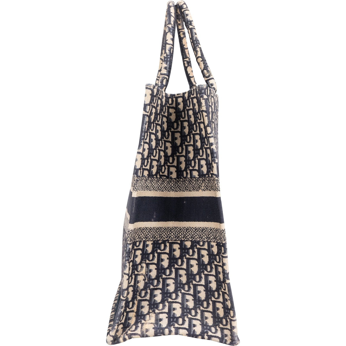 Christian Dior Trotter Monogram Canvas Large Book Tote Handbag