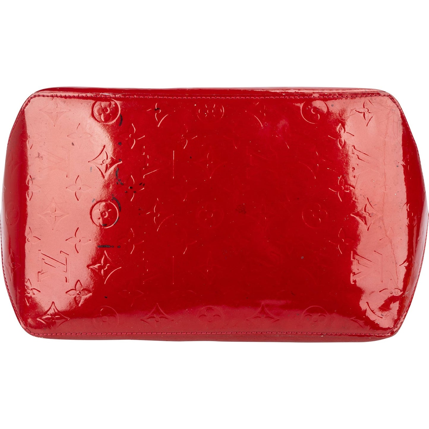 Louis Vuitton Rouge Vernis Monogram Bellevue MM Handbag