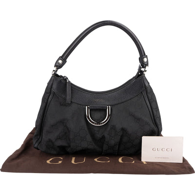 Gucci Monogram GG Abbey D-Ring Shoulder Bag