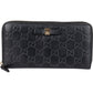 Gucci Guccissima Leather Bow Zip Around Wallet