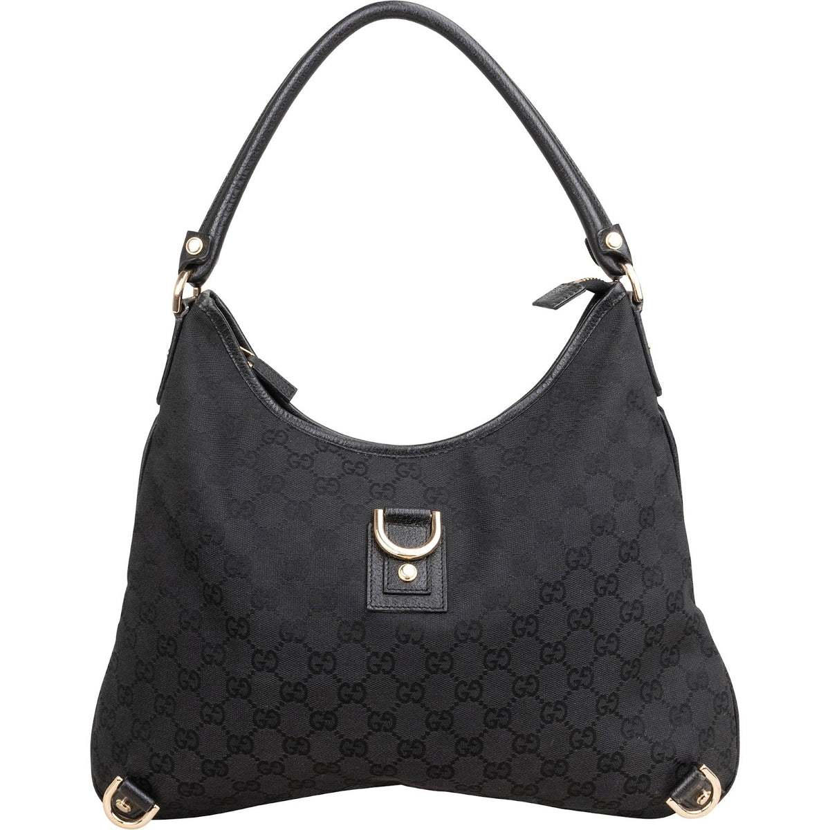 Gucci Monogram GG Abbey D-Ring Hobo Shoulder Bag