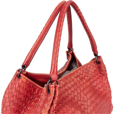 Bottega Veneta Intrecciato Leather Campana Hobo Shoulder Bag