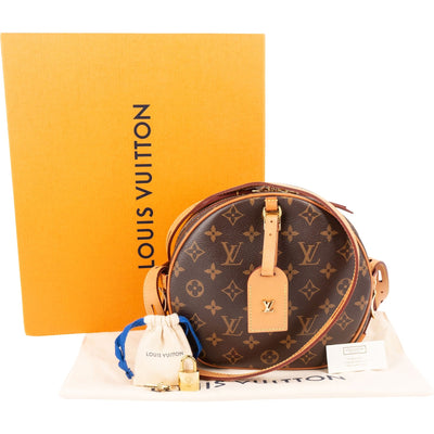 Louis Vuitton Monogram Canvas Boite Chapeau Souple MM Crossbody Bag