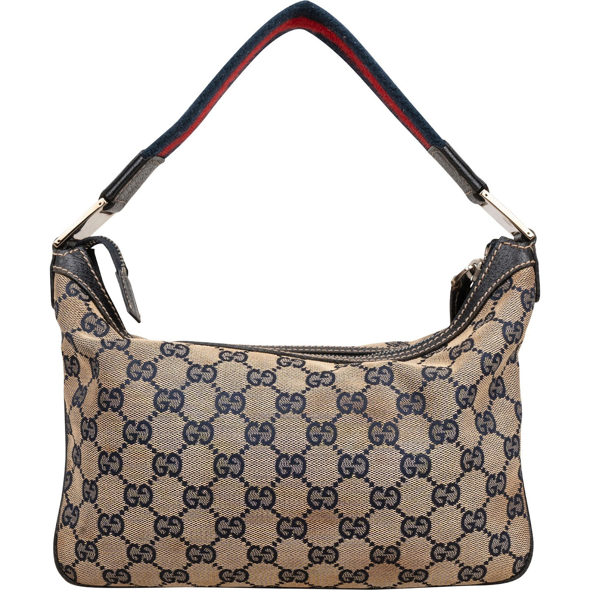 Gucci Monogram GG Canvas Pochette Shoulder Bag