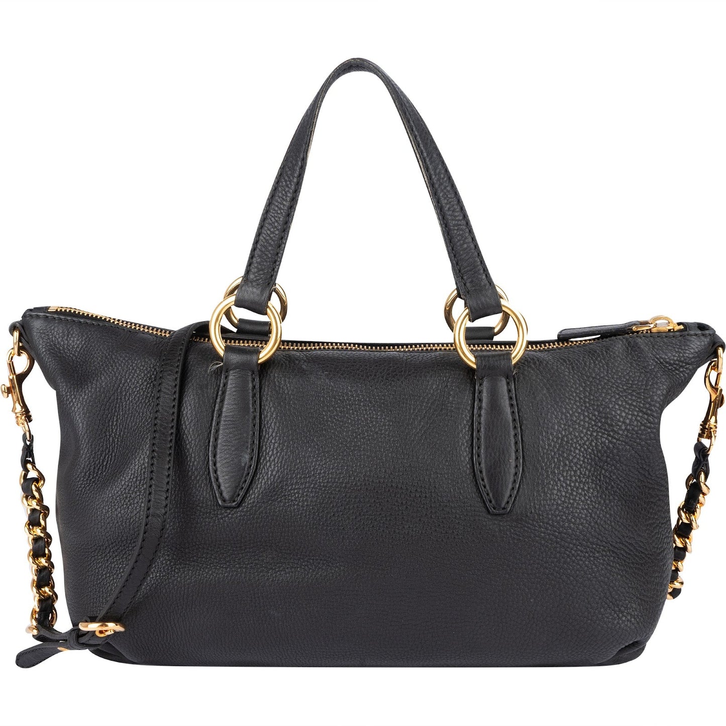 Miu Miu Vitello Lux Satchel Shoulder Bag