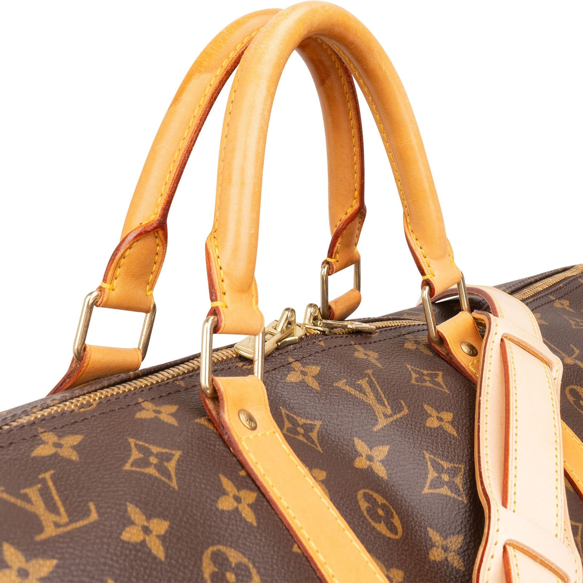 Louis Vuitton Monogram Canvas Keepall 60 Bandoulière Travel Bag