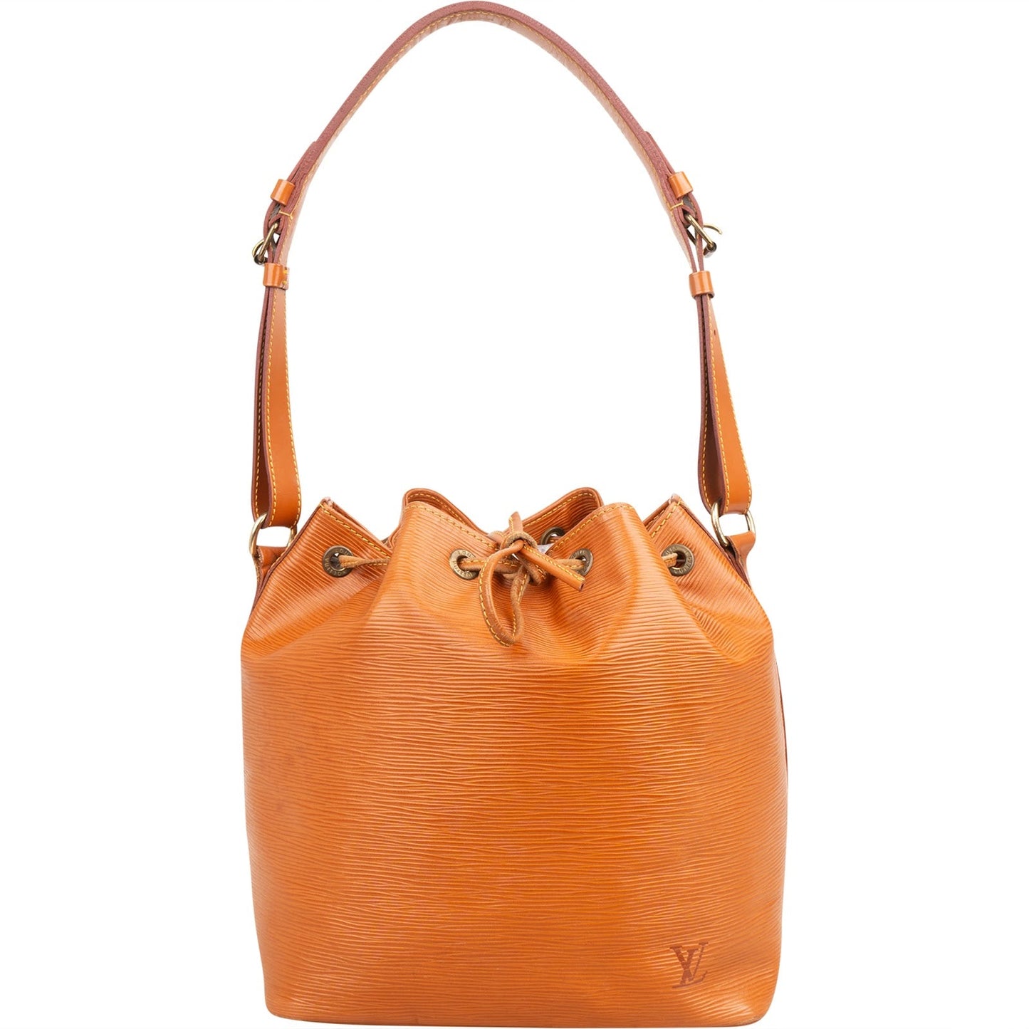 Louis Vuitton Cognac Epi Leather Sac Noé Petit Shoulder Bag