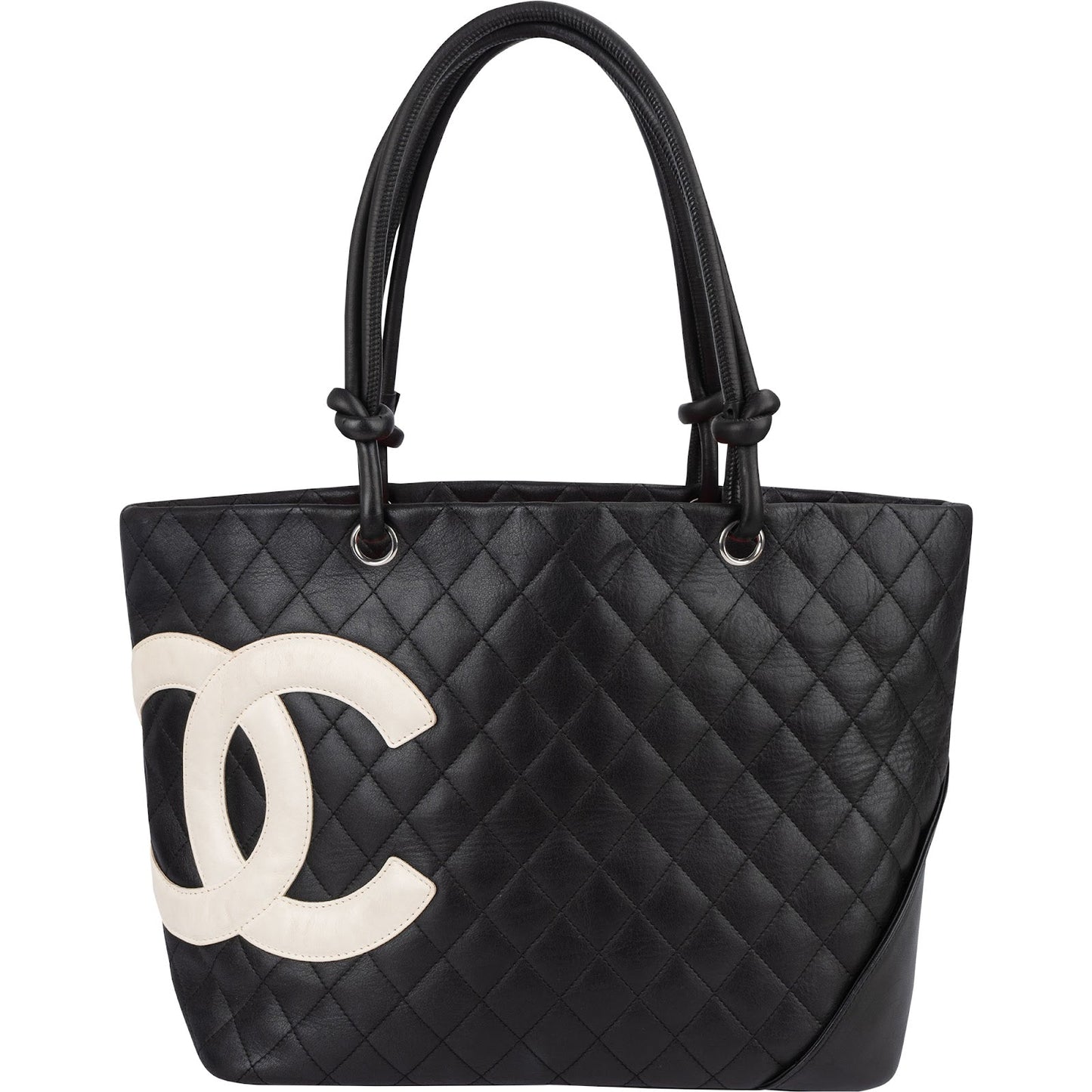 Chanel Quilted Lambskin Cambon CC Shoulder Bag
