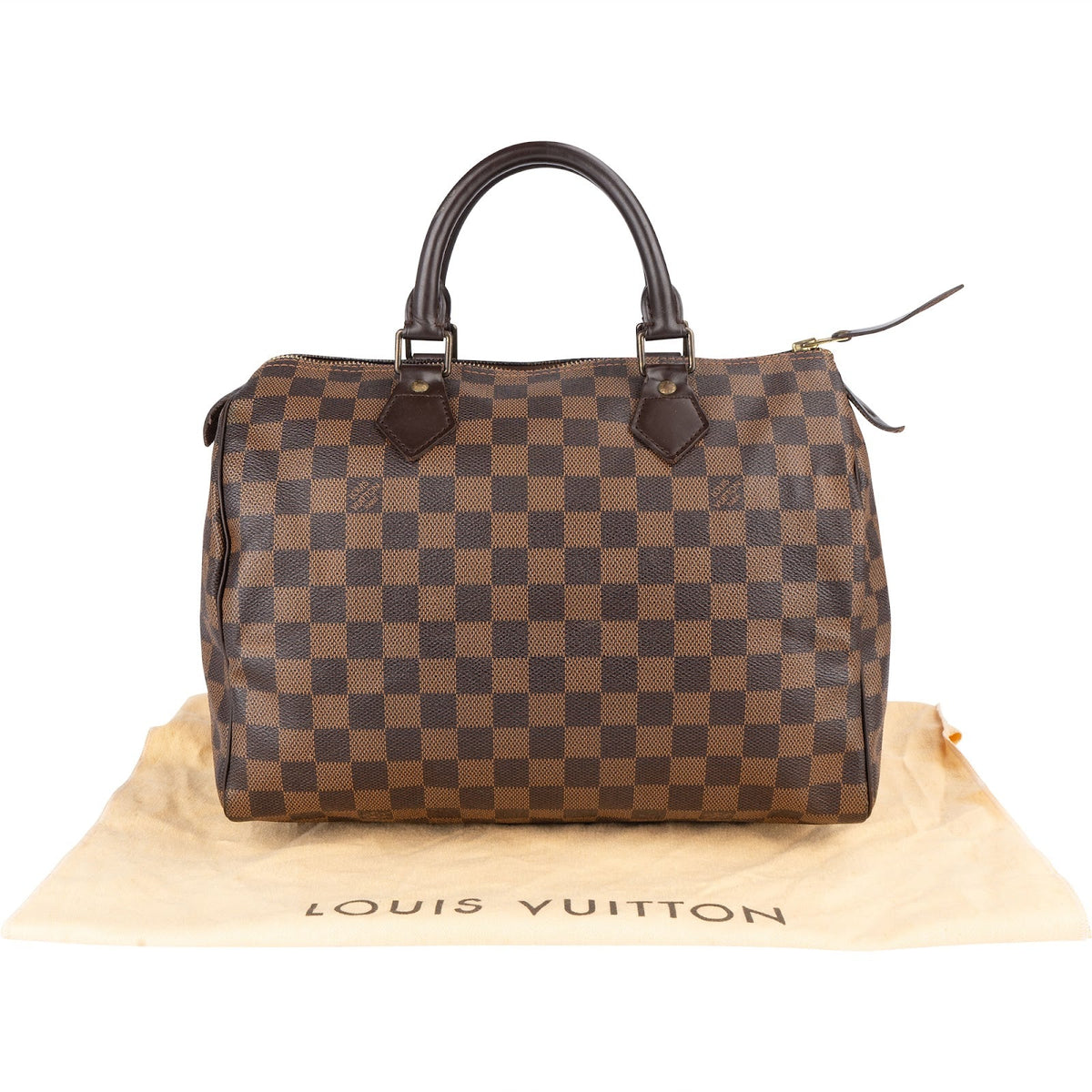 Louis Vuitton Speedy 30 aus Damier Ebene Canvas – Ansicht 2