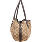 Gucci Monogram GG Canvas Abbey D-Ring Tote Shoulder Bag